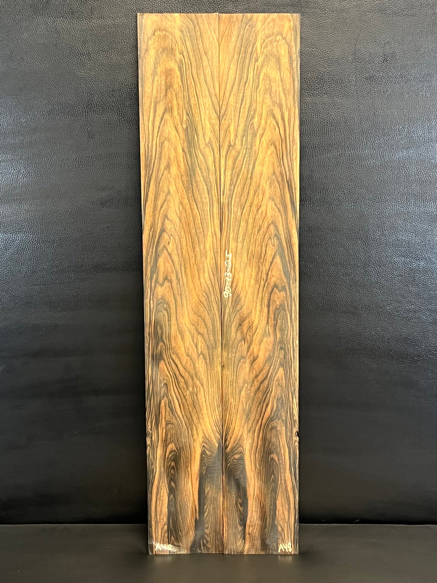 Exotic Figured Ebony Back and Sides Set A48