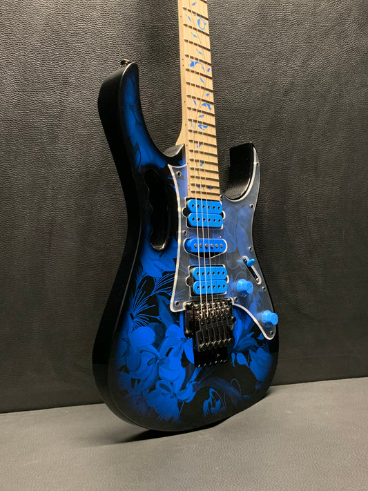 Ibanez JEM77P Electric Guitar Blue Floral Pattern #101529