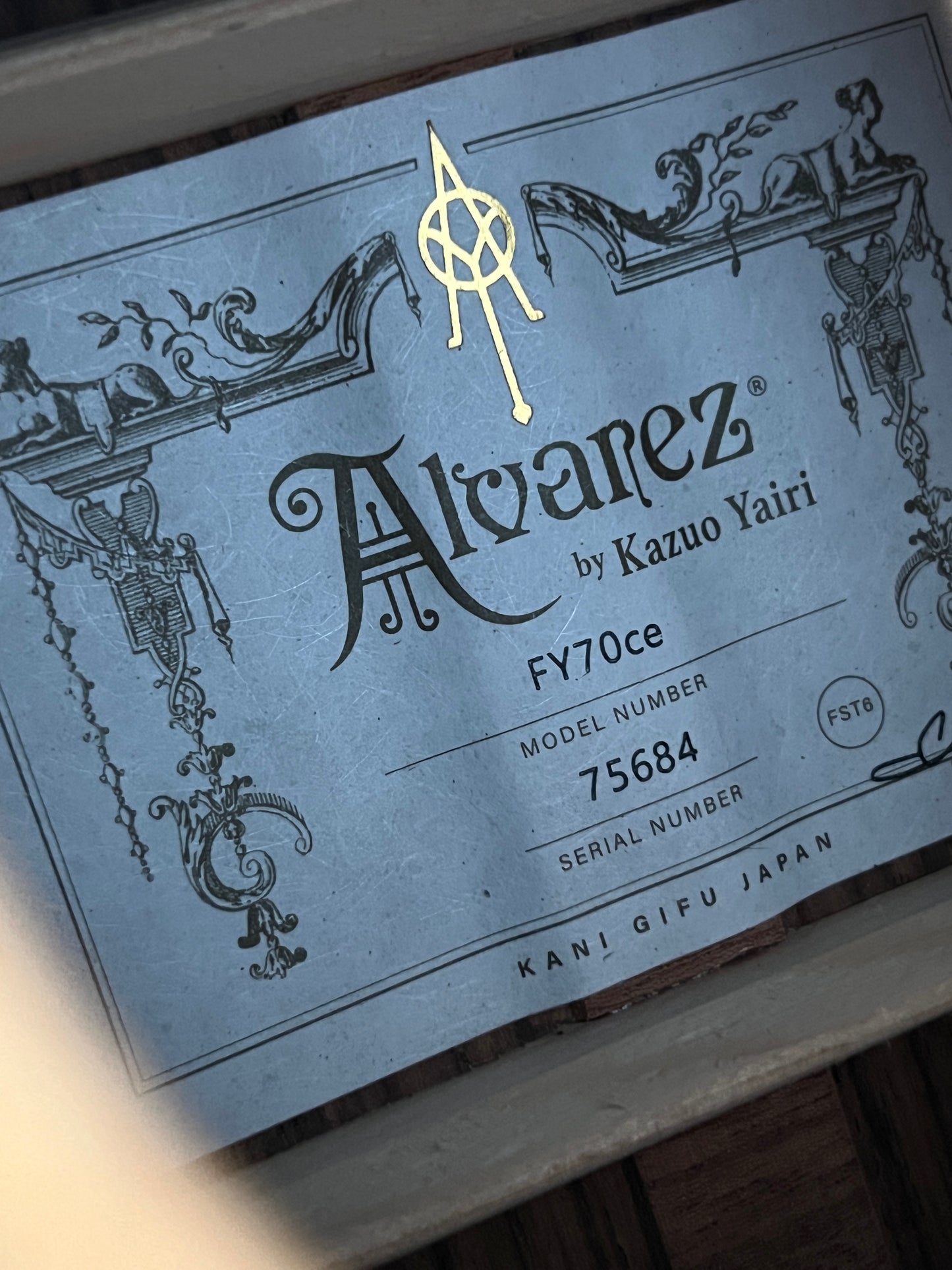 Alvarez Yairi FY70CE #75684