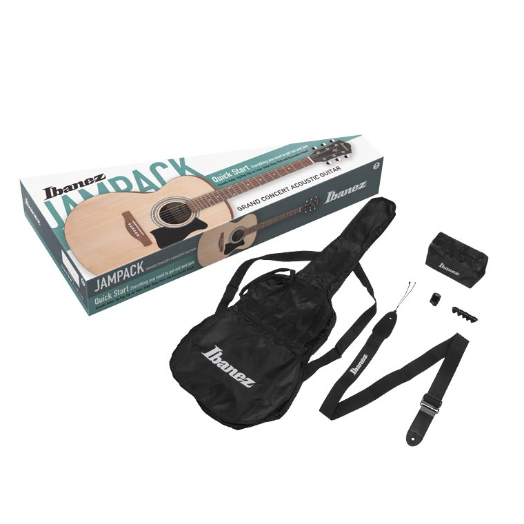 Ibanez VC50NJP Jam Pack Grand Concert Acoustic Guitar Package