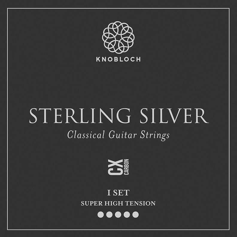 Knobloch Full Set STERLING SILVER CX Carbon 37.5 Strings