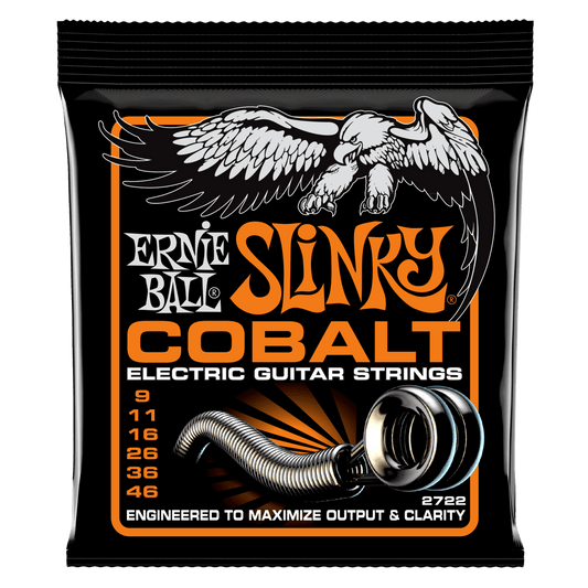 Ernie Ball Hybrid Slinky Cobalt Electric Guitar Strings 9-46