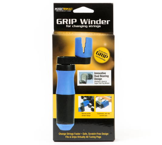 Music Nomad GRIP Winder - Rubber Lined, Dual Bearing Peg Winder S/N: MN221