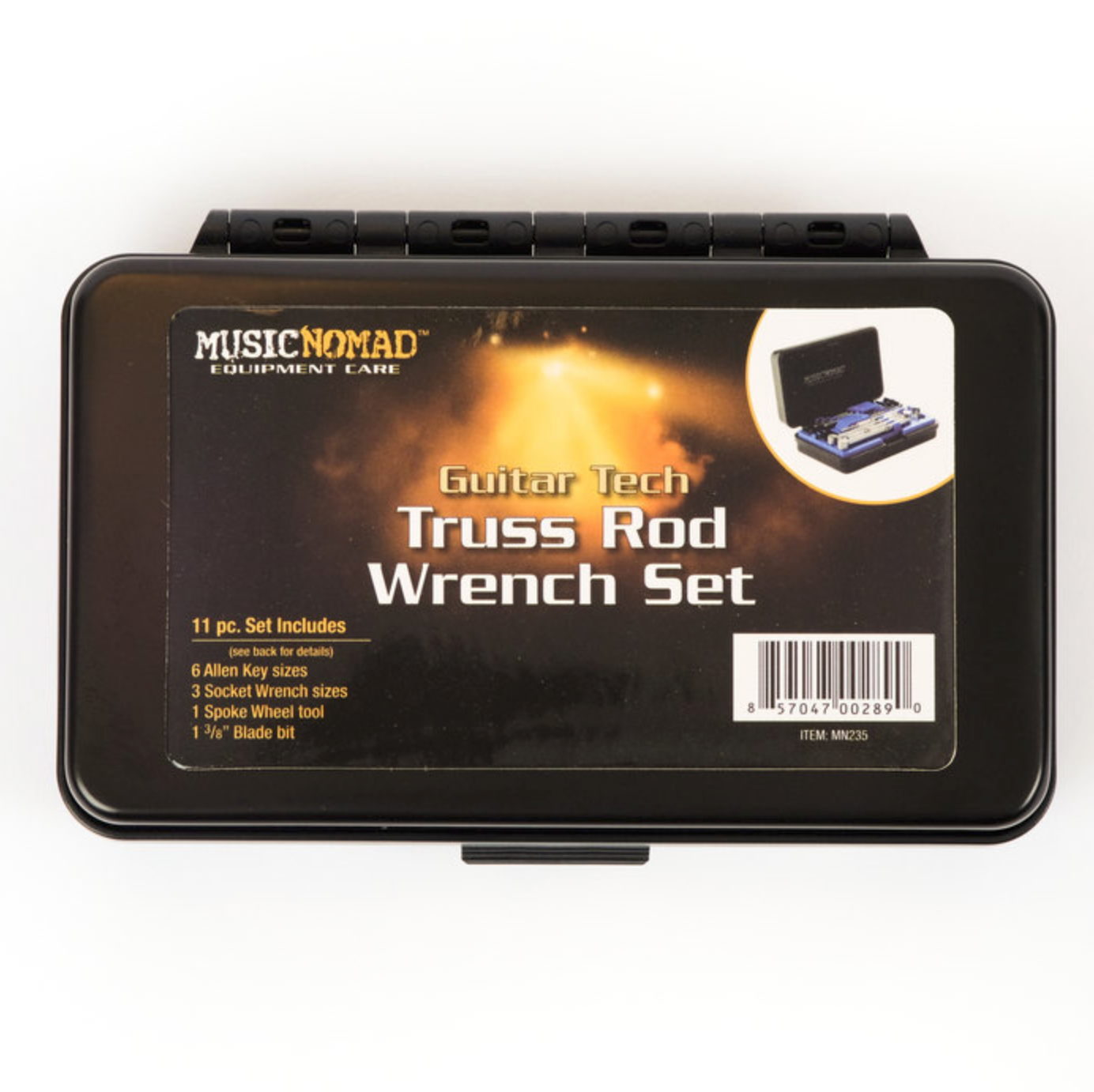 Music Nomad Premium Guitar Tech Truss Rod Wrench Set - 11 pcs. S/N: MN235