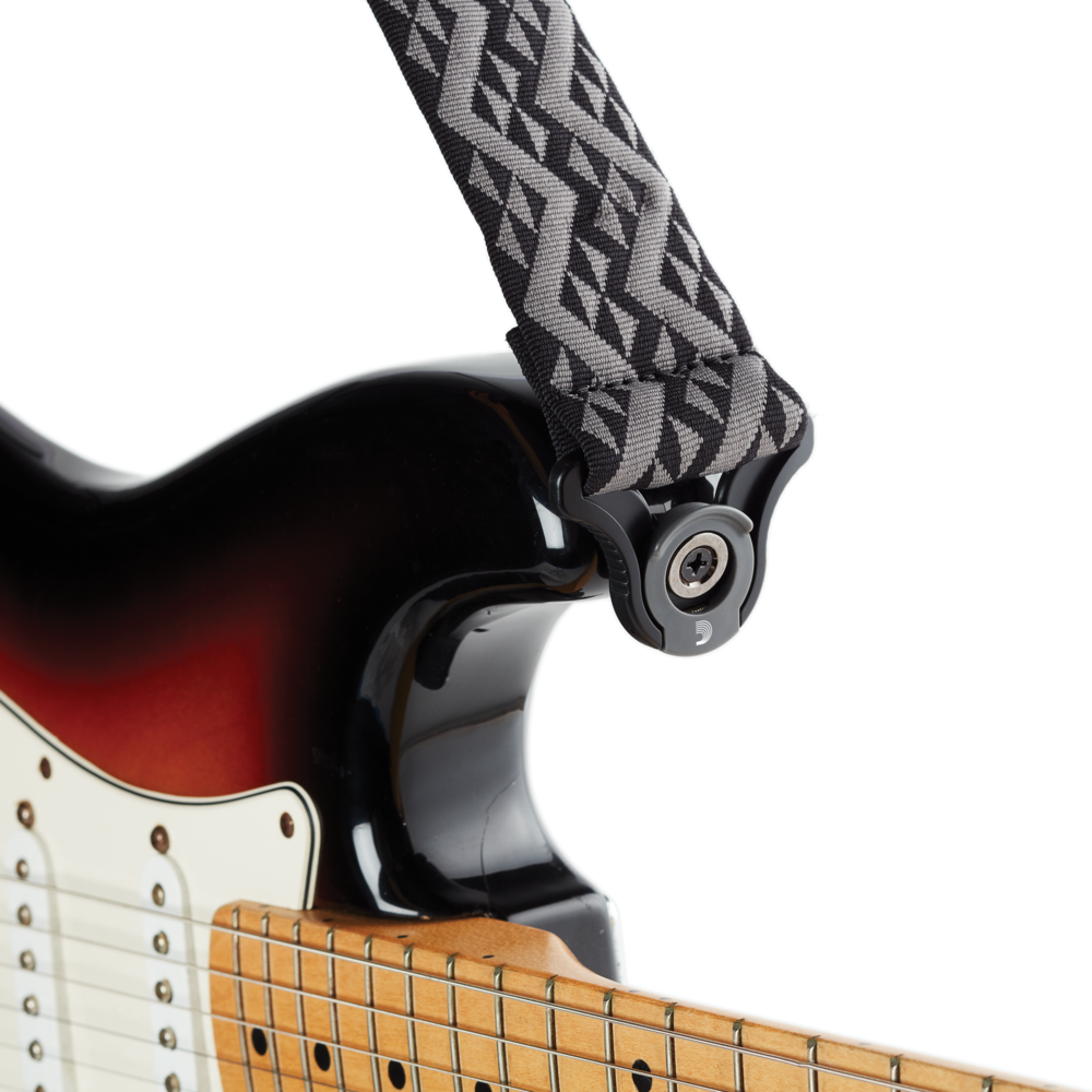 D’Addario Auto Lock Guitar Strap - Geometric