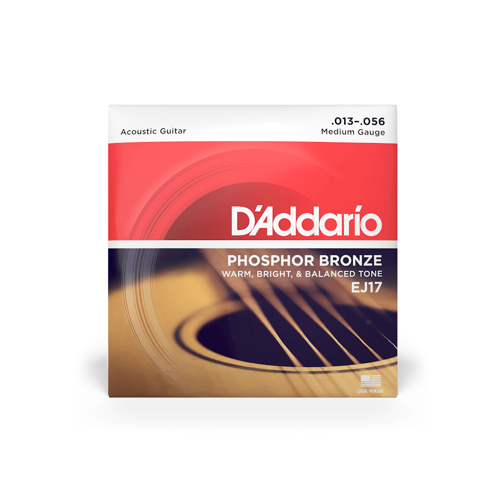 D'Addario Acoustic Guitar Strings Medium 13 - 56