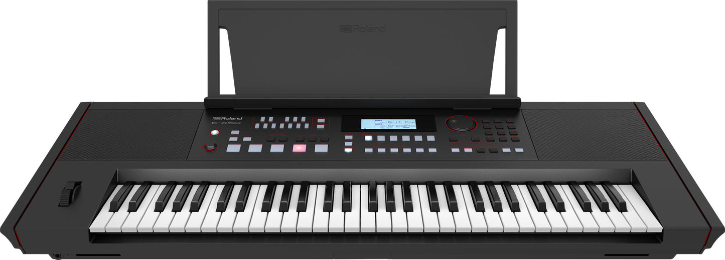 Roland E-X50 61-Key Arranger Keyboard with Speakers