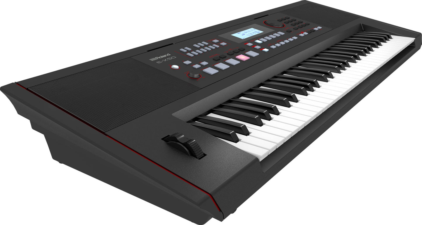 Roland E-X50 61-Key Arranger Keyboard with Speakers