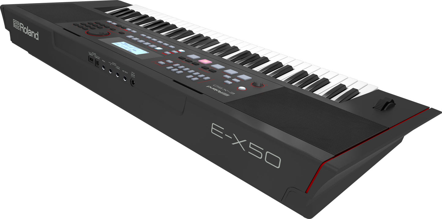 Roland E-X50 61-Key Arranger Keyboard with Speakers