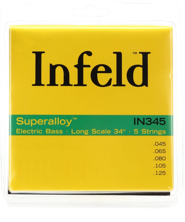 Thomastik-Infeld IN345 Superalloy 5-String Bass Strings (45–125)
