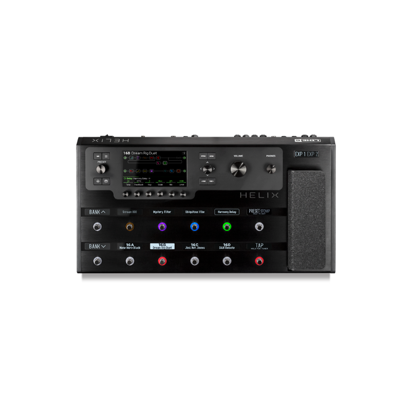 line 6 helix multi-effects guitar pedal Line 6 Helix Multi-Effects Pedal