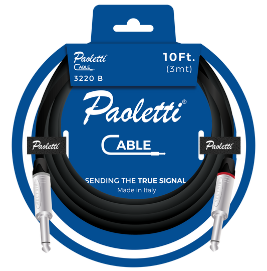 Paoletti Professional Guitar Cable 10ft