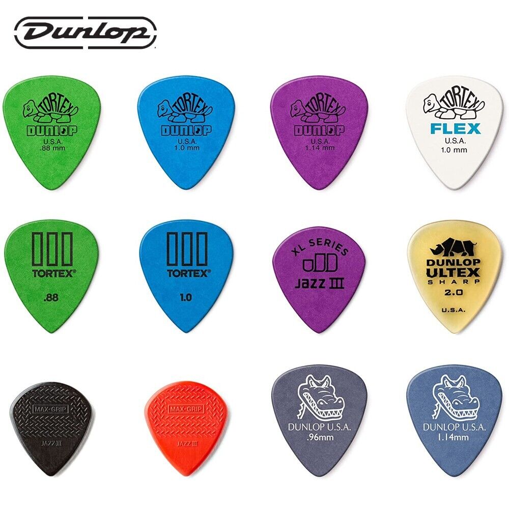 Dunlop Electric Guitar Picks - Variety Pack - 12 Pack