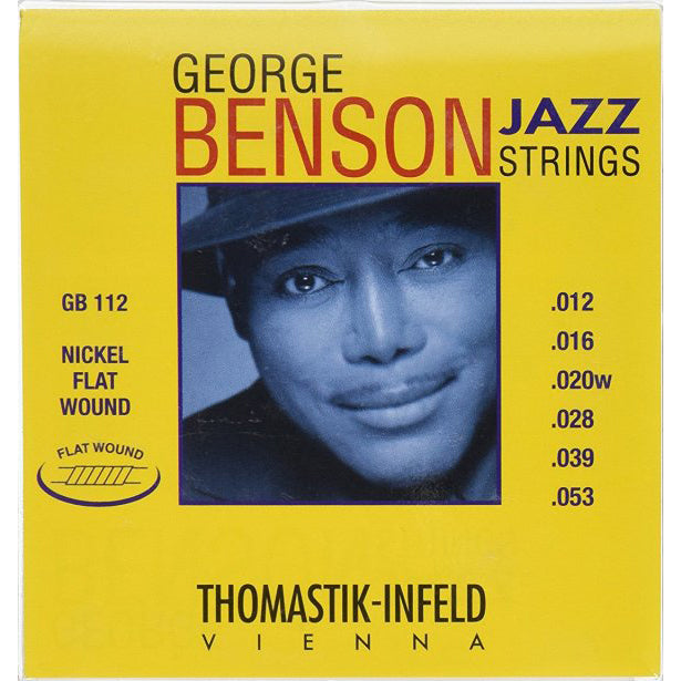 Thomastik-Infeld George Benson GB112 (12–53) Flatwound Guitar Strings
