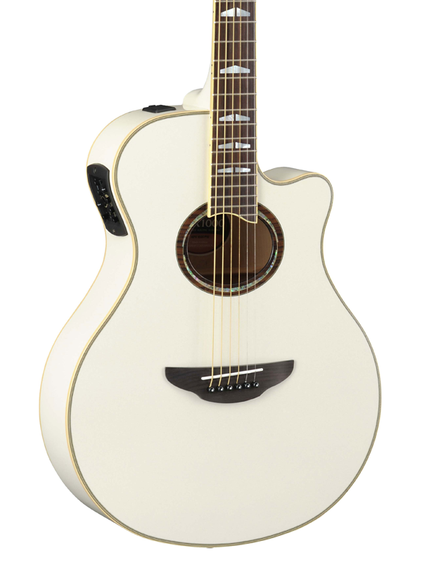 Yamaha APX1000 Pearl White Acoustic Guitar Guitar HAUS