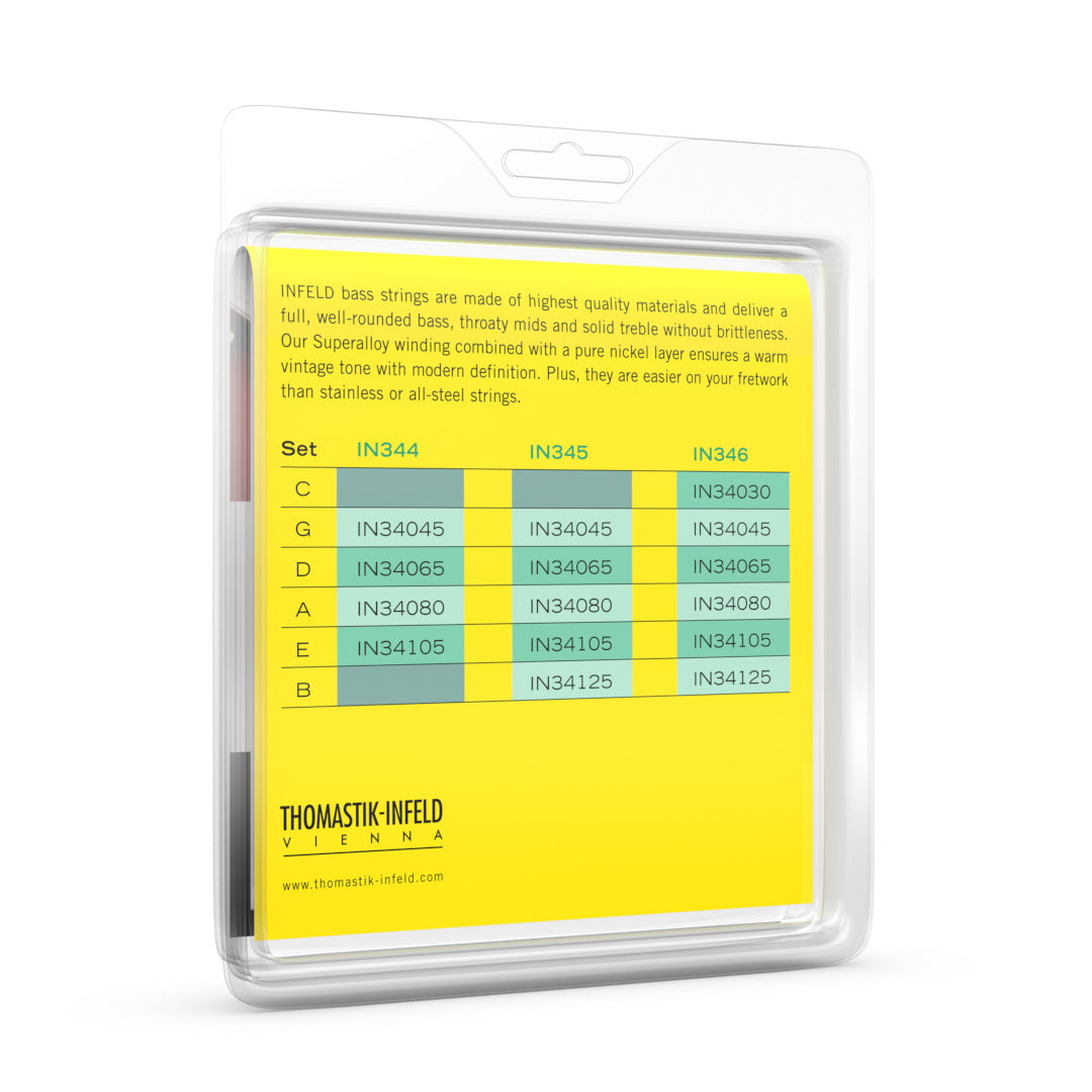 Thomastik-Infeld IN344 Superalloy Roundwound Bass Strings (45–105)