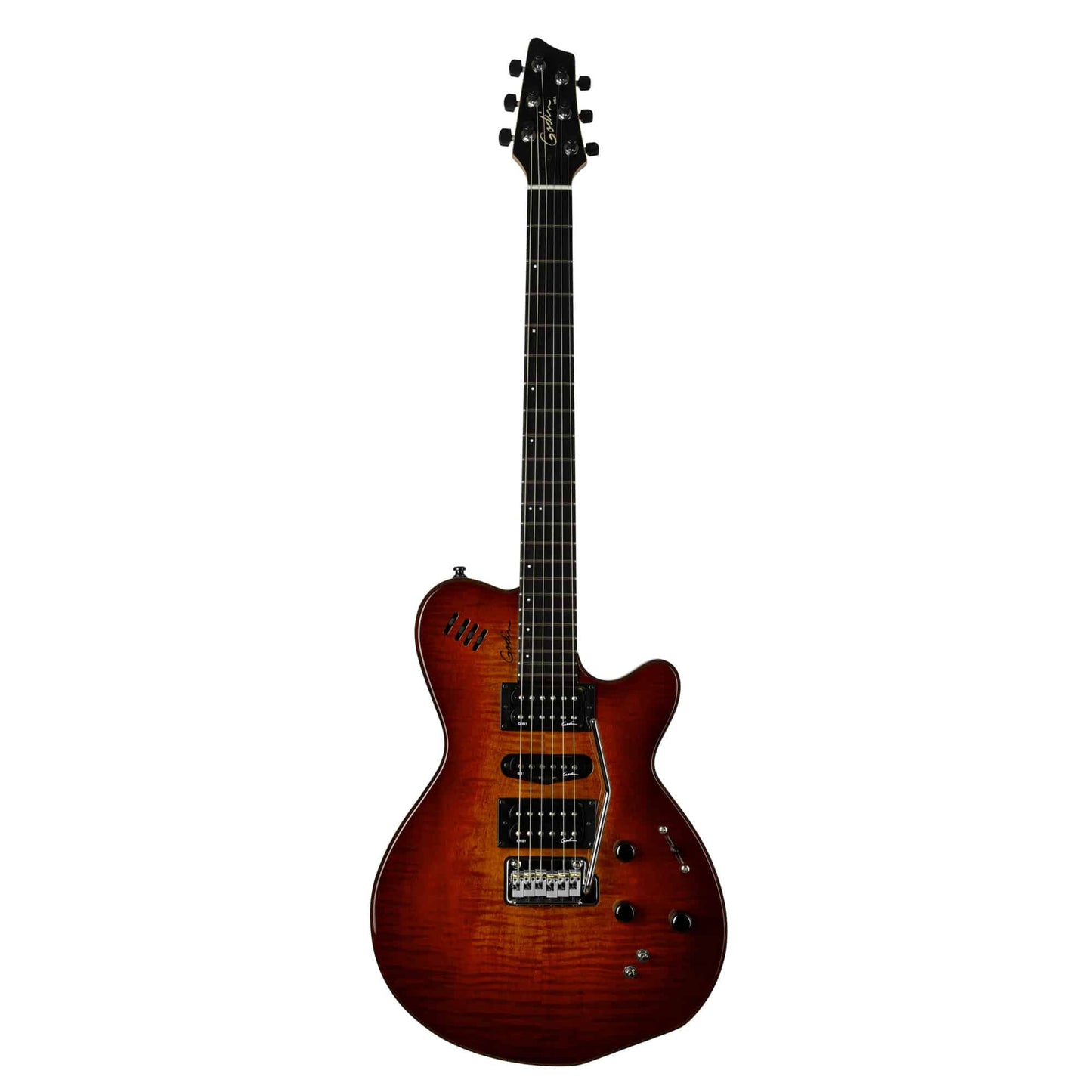 Godin xtSA Lightburst Flame Electric Guitar