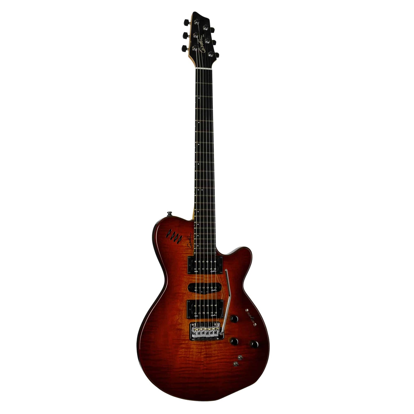 Godin xtSA Lightburst Flame Electric Guitar