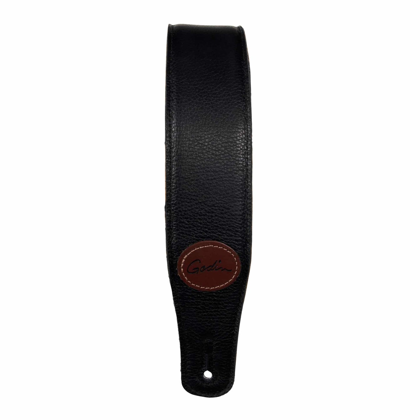 Godin Black Garment Leather Padded Strap S/N: 51304