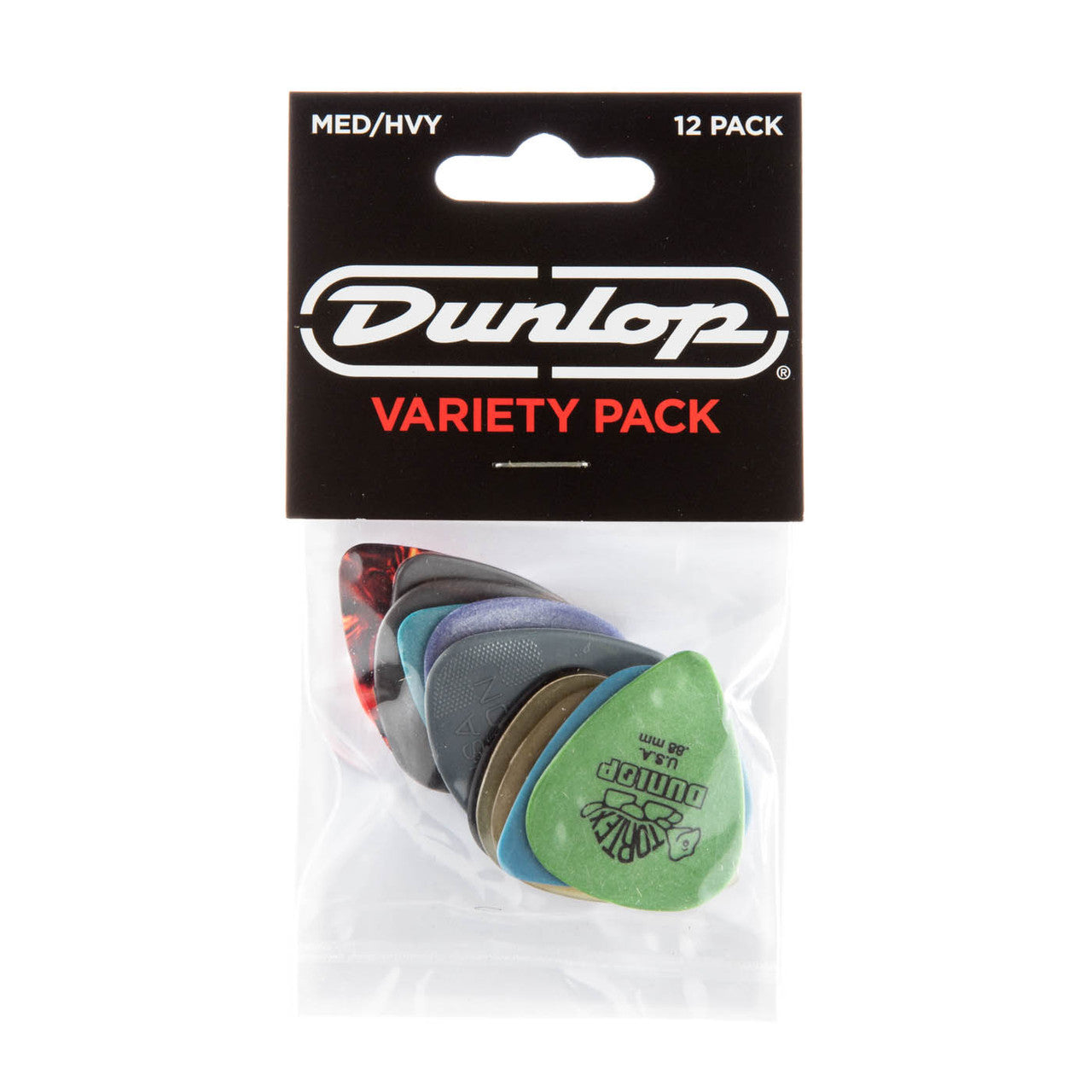 Dunlop Picks Variety Pack - Med/Hvy - 12 Pack