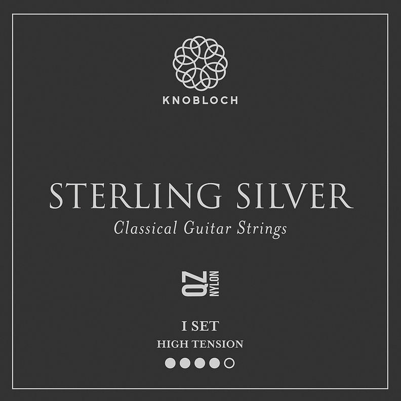 Knobloch Full Set STERLING SILVER QZ Nylon 34.5 Strings