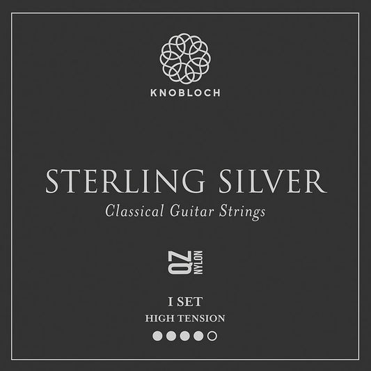 Knobloch Full Set STERLING SILVER QZ Nylon 34.5 Strings