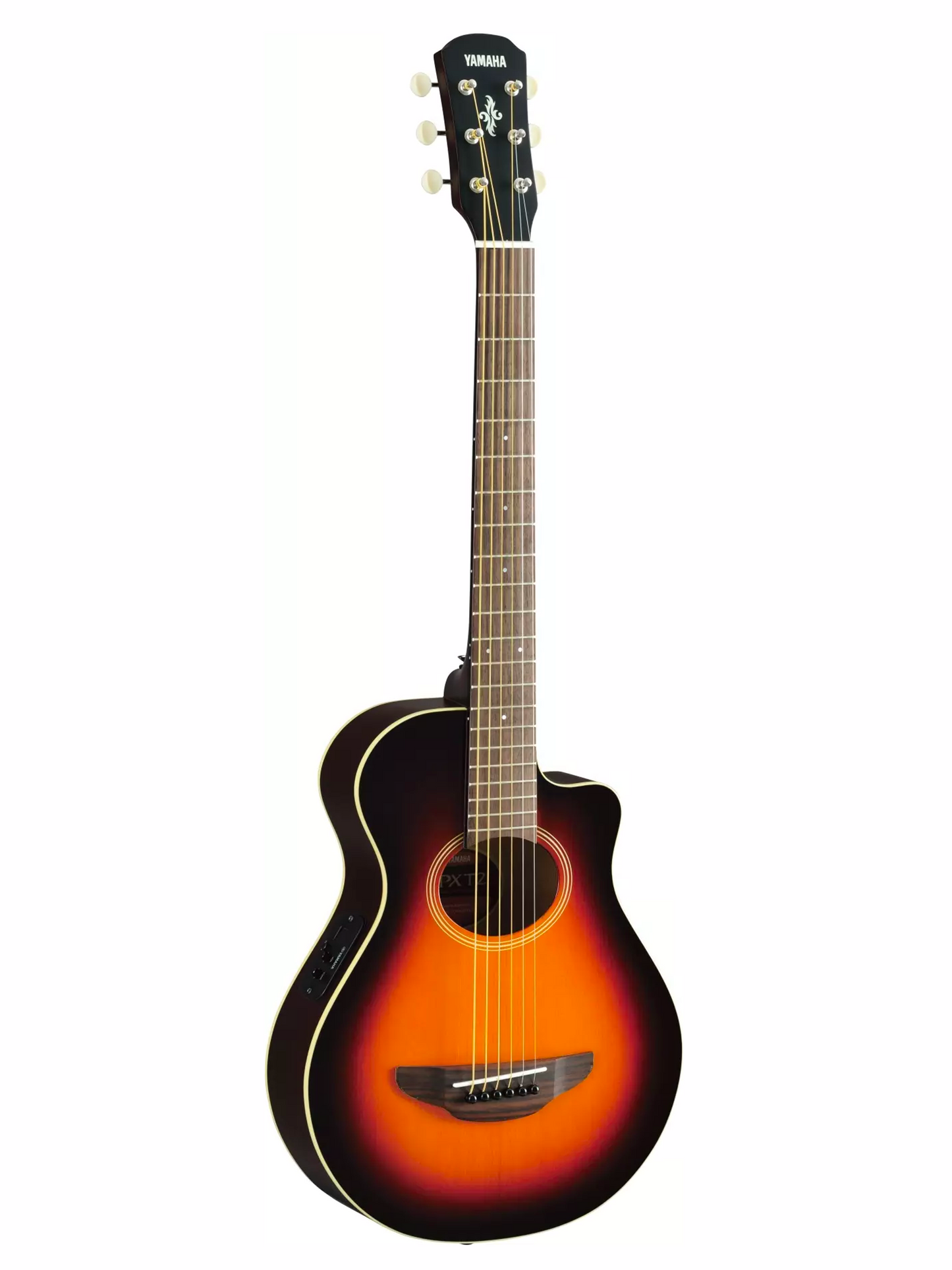 Yamaha 3/4 Size Acoustic/Electric Guitar Old Violin Burst