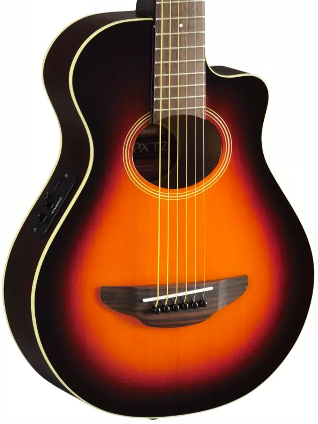 Yamaha 3/4 Size Acoustic/Electric Guitar Old Violin Burst