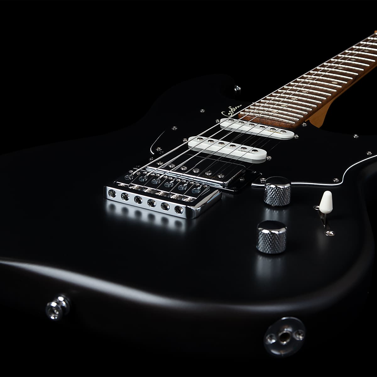 Godin Session HT Matte Black RN Electric Guitar