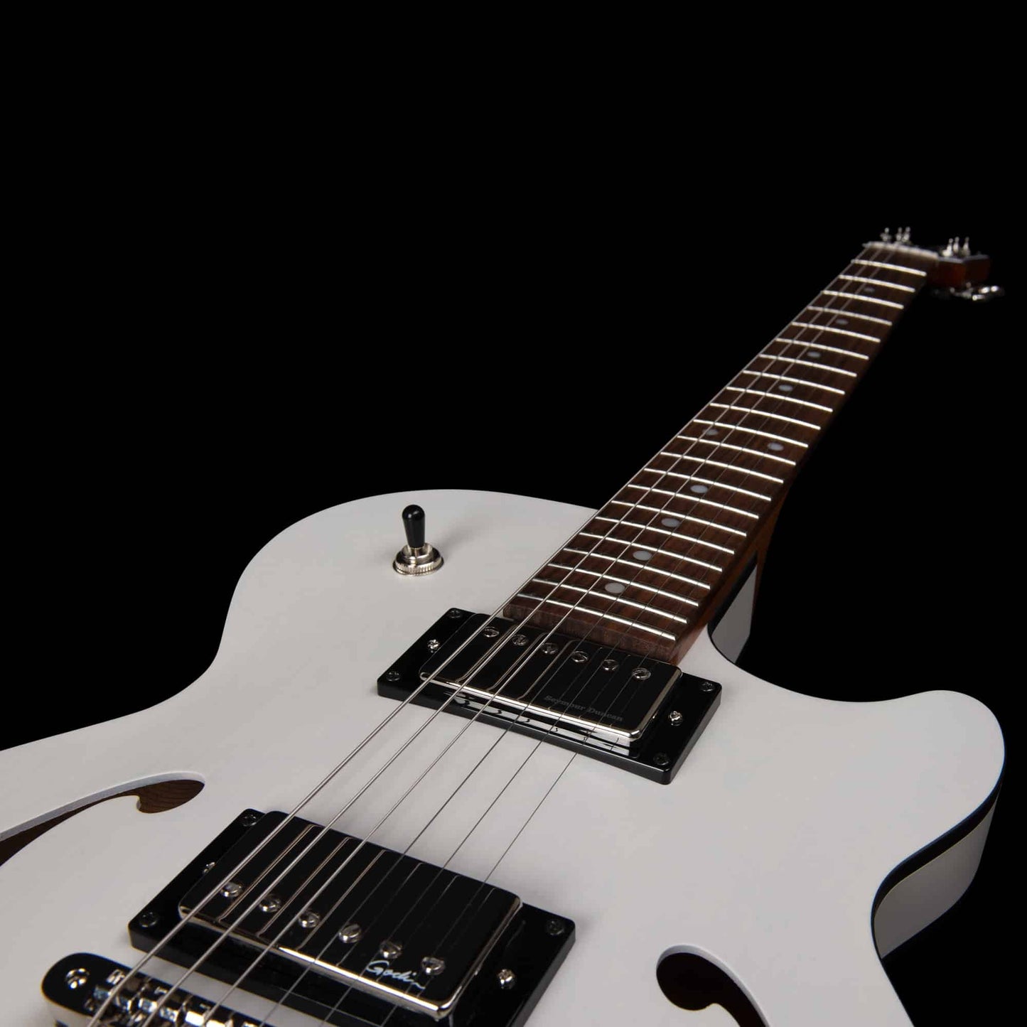 Godin Montreal Premiere HT Trans White Electric Guitar