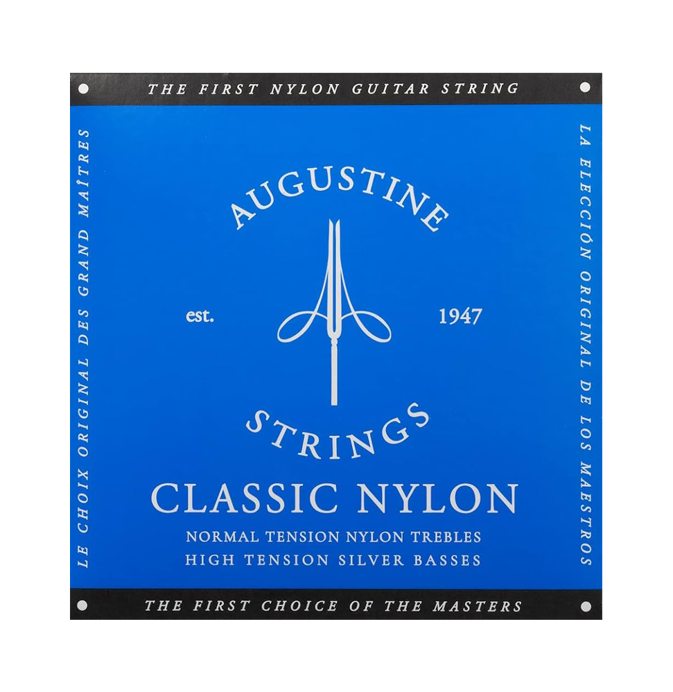 Augustine 525A Gut Classical Guitar Strings, High Tension