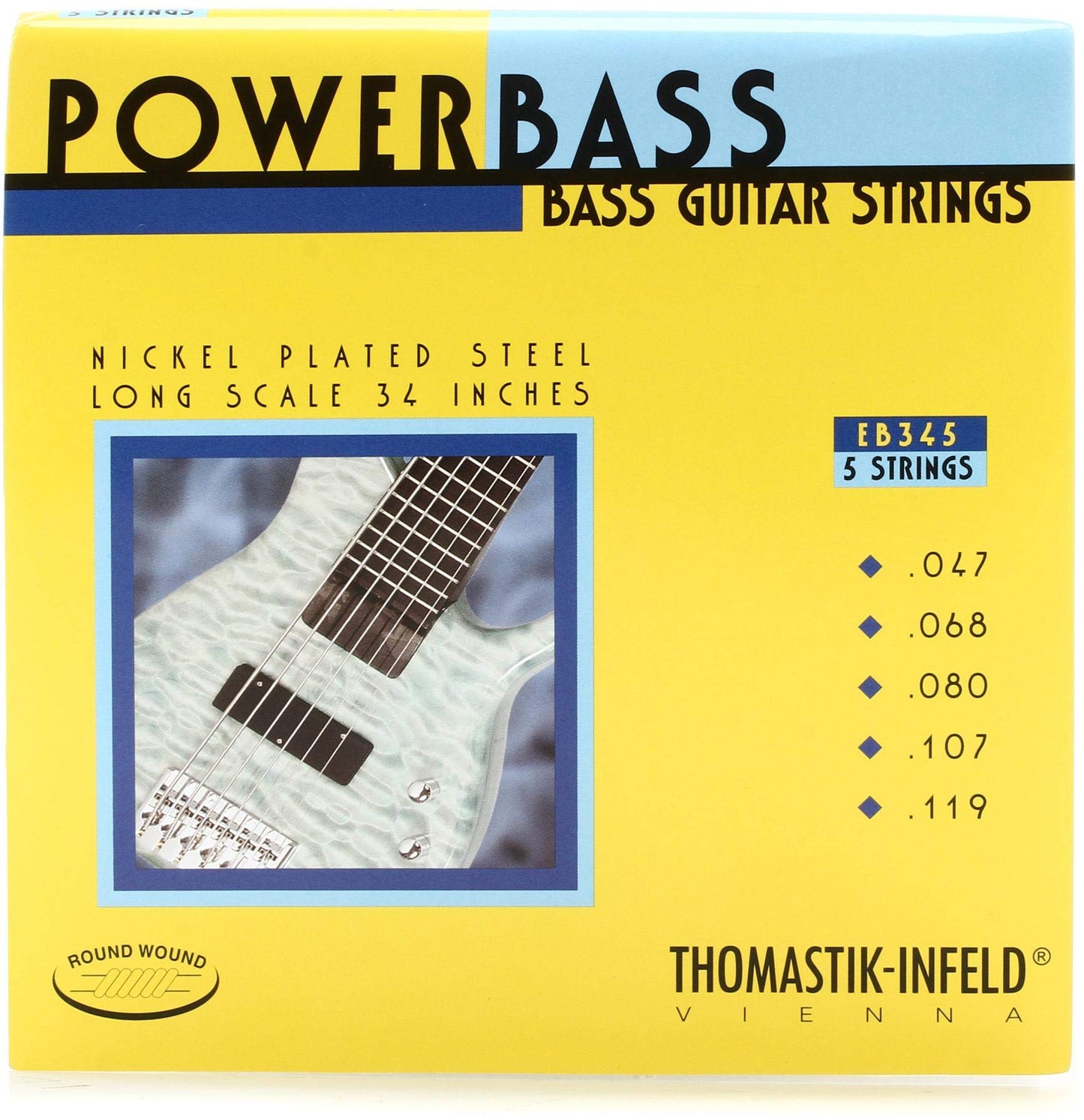 Thomastik-Infeld EB345 PowerBass Bass Strings (47–119)