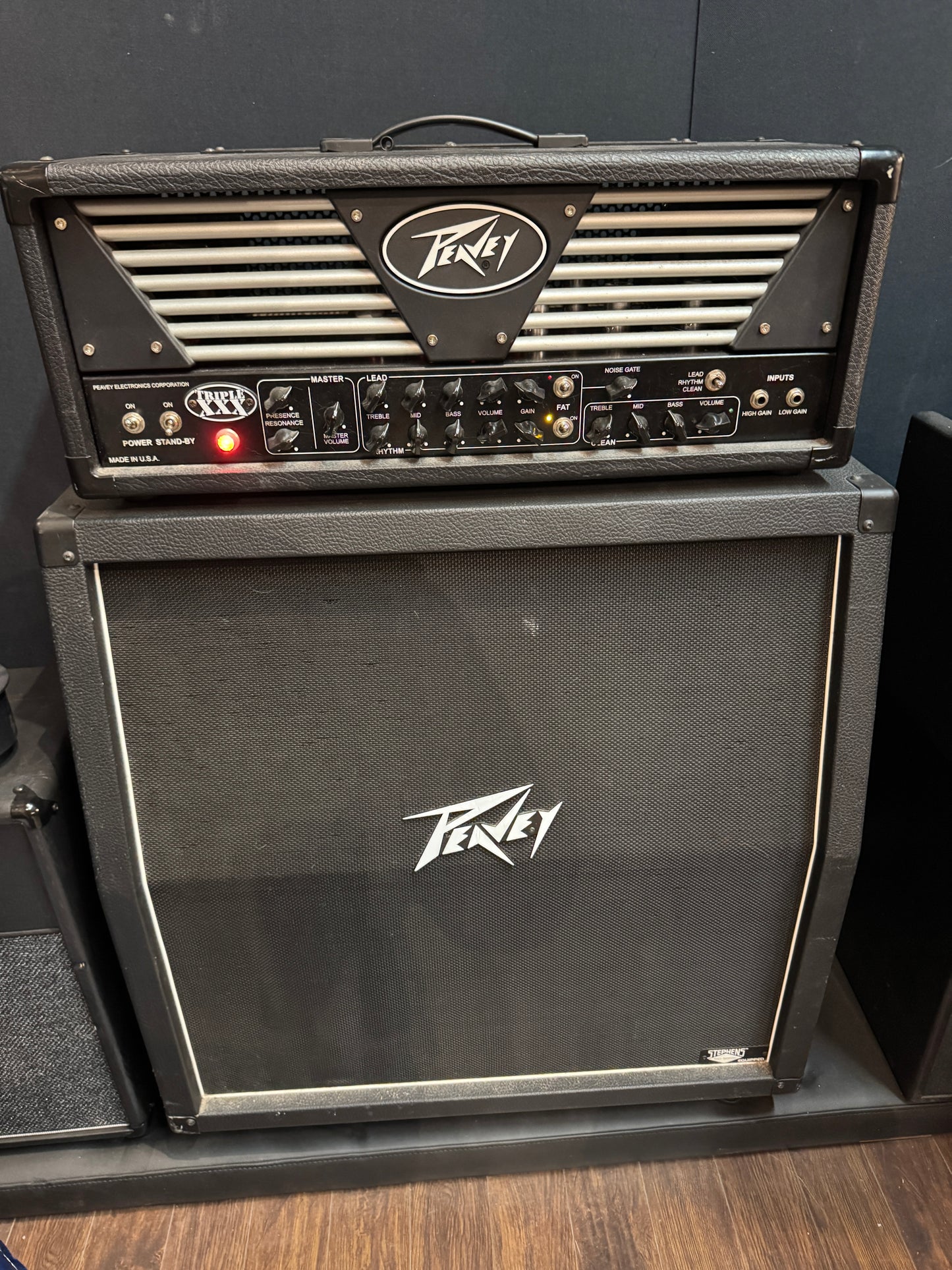 Peavey Triple XXX 120W Tube Head + Peavey 430A 4x12 Cabinet