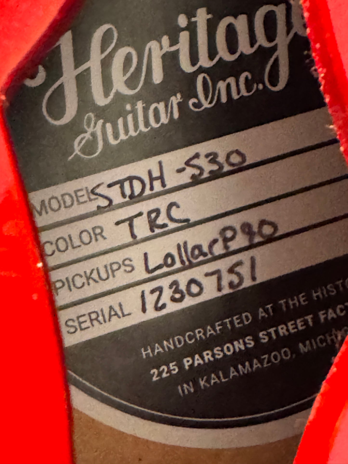 Heritage H-530 (PRE-OWNED)