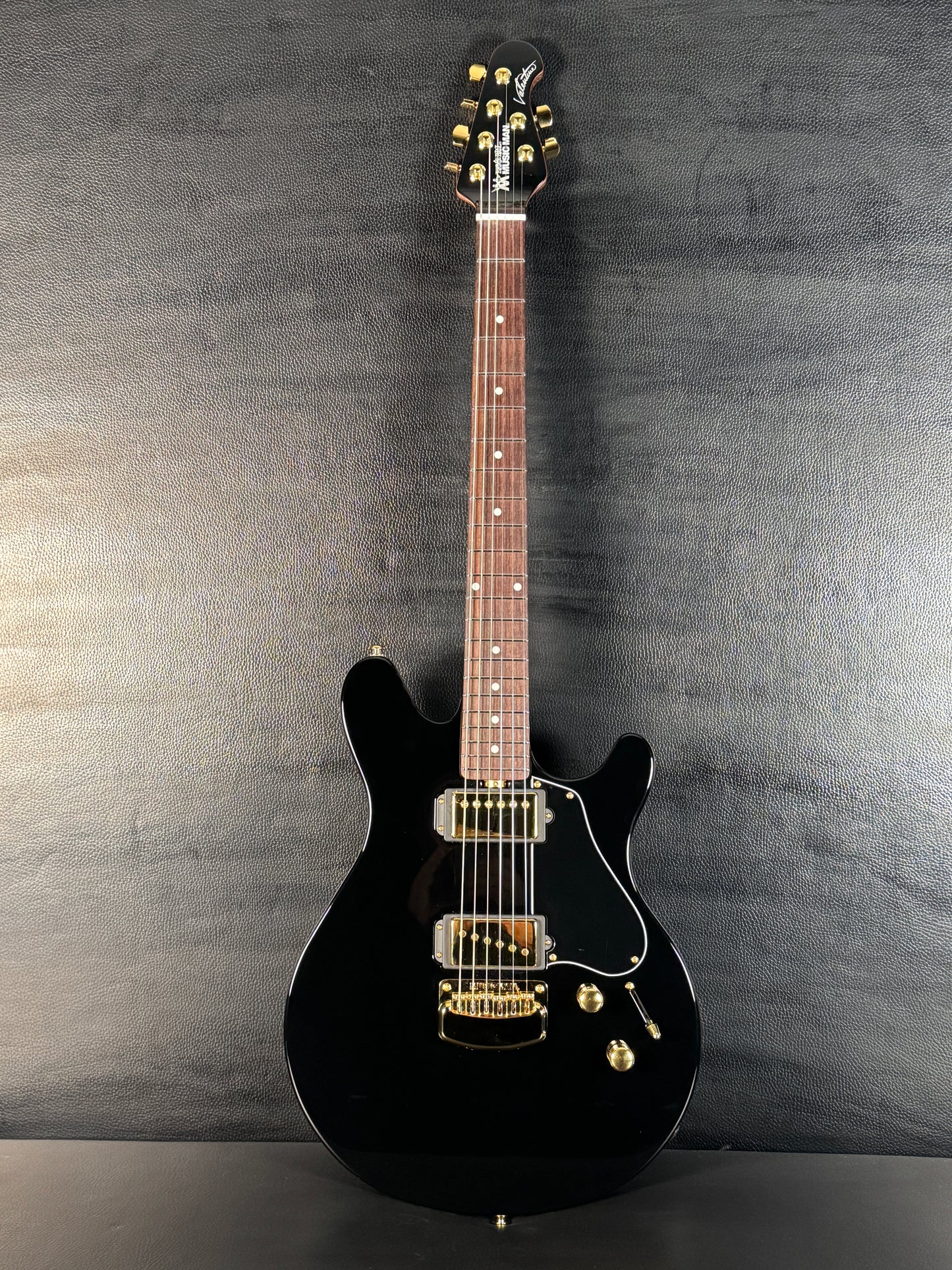 Music Man Valentine Black 6-String (PRE-OWNED)