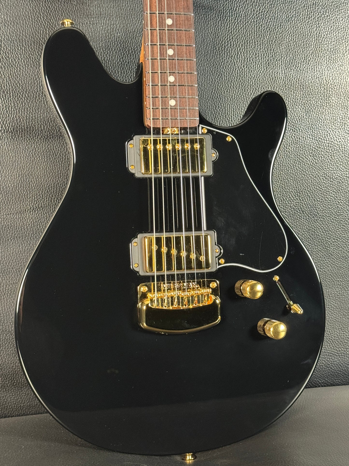 Music Man Valentine Black 6-String (PRE-OWNED)