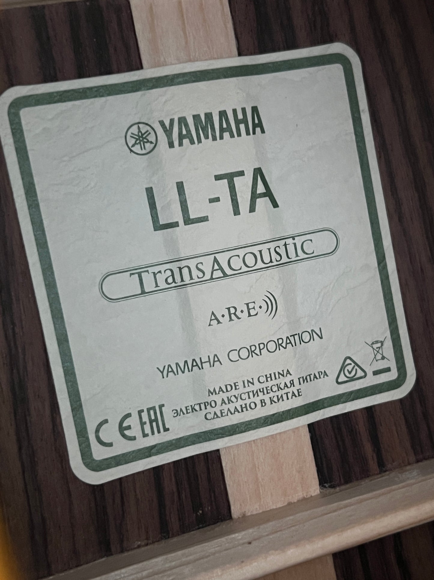 Yamaha TransAcoustic Original Jumbo Vintage Tint #ILK170682