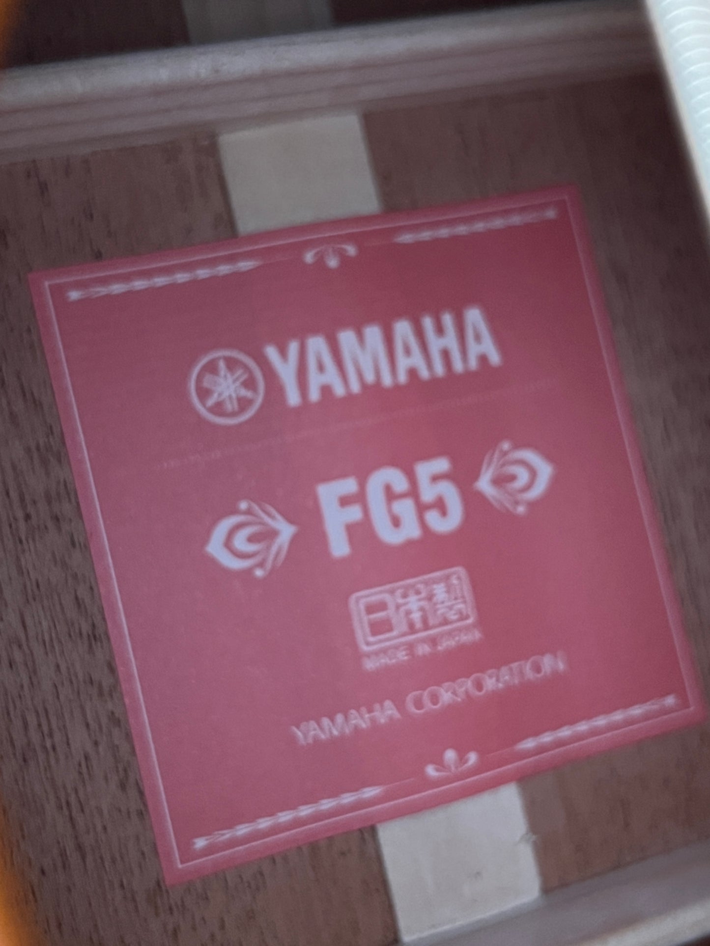 Yamaha FG5 II Red Label Dreadnought #ILN726A