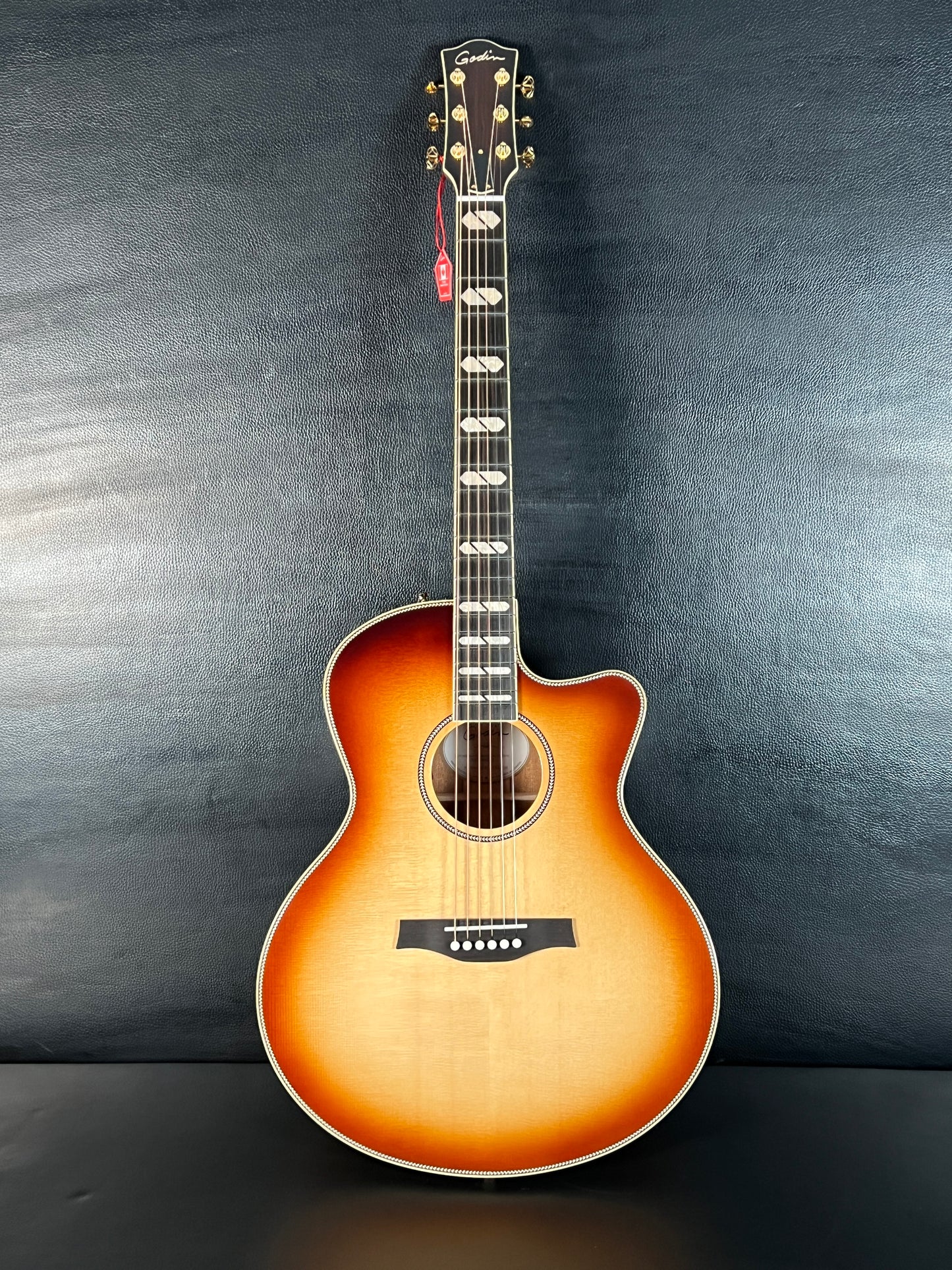 Godin Connaisseur MJ Sunsetburst Maho