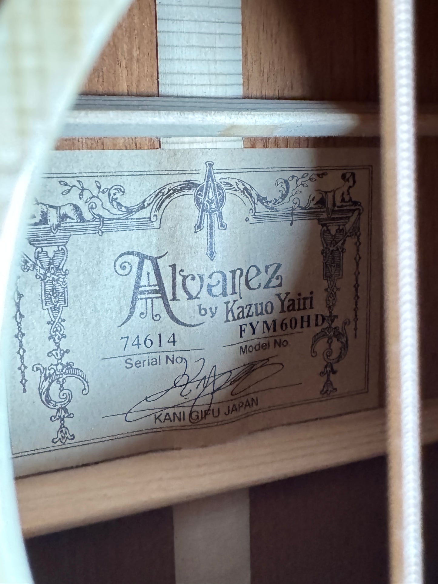 Alvarez Yairi FYM60HD (PRE-OWNED)