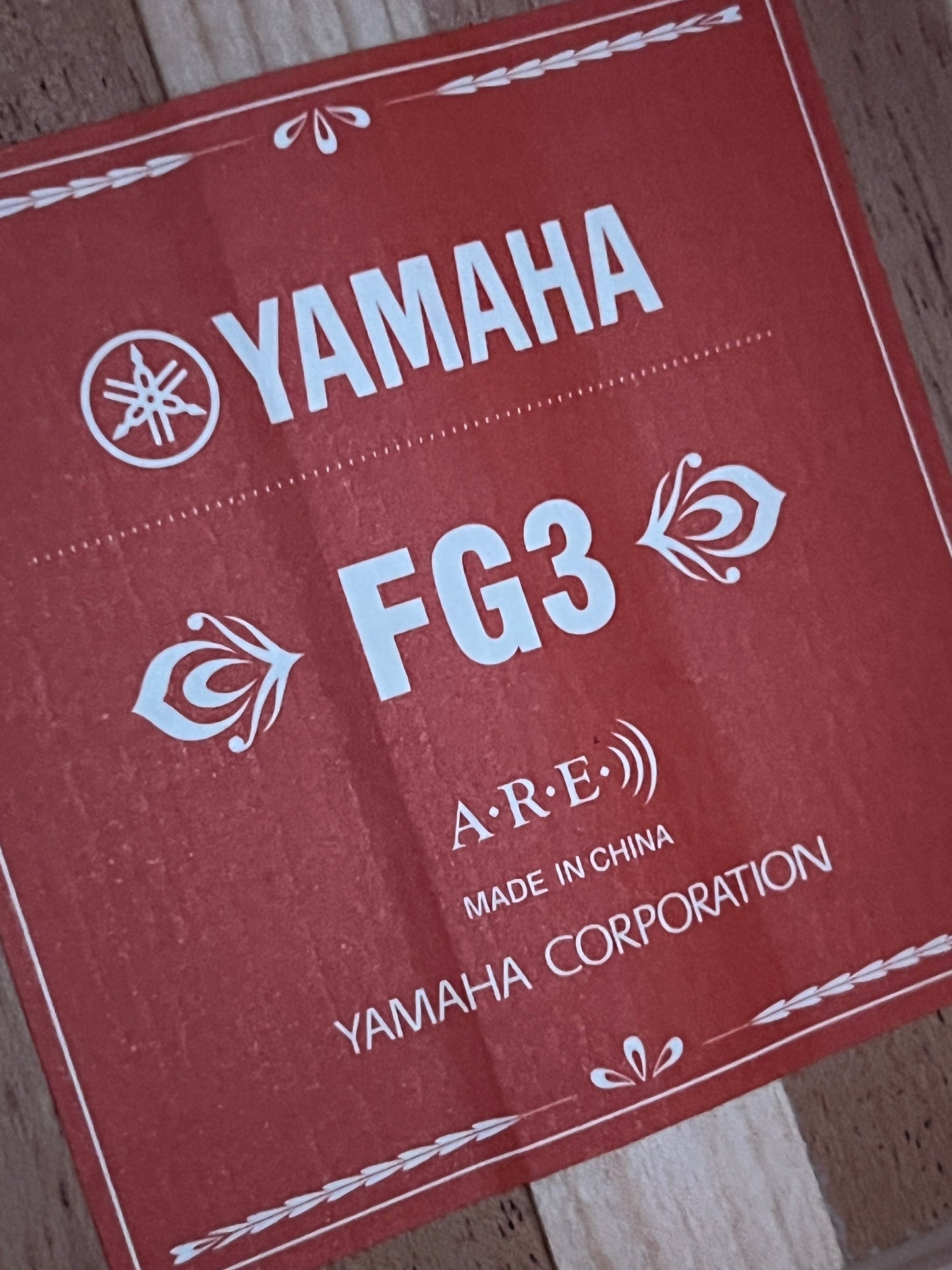 Yamaha FG3 Red Label w/ Gig Bag #ILX221086