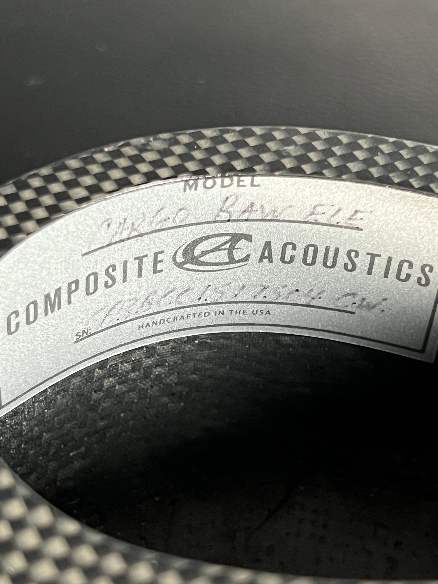 Composite Acoustics Cargo Raw Satin Black (PRE-OWNED)