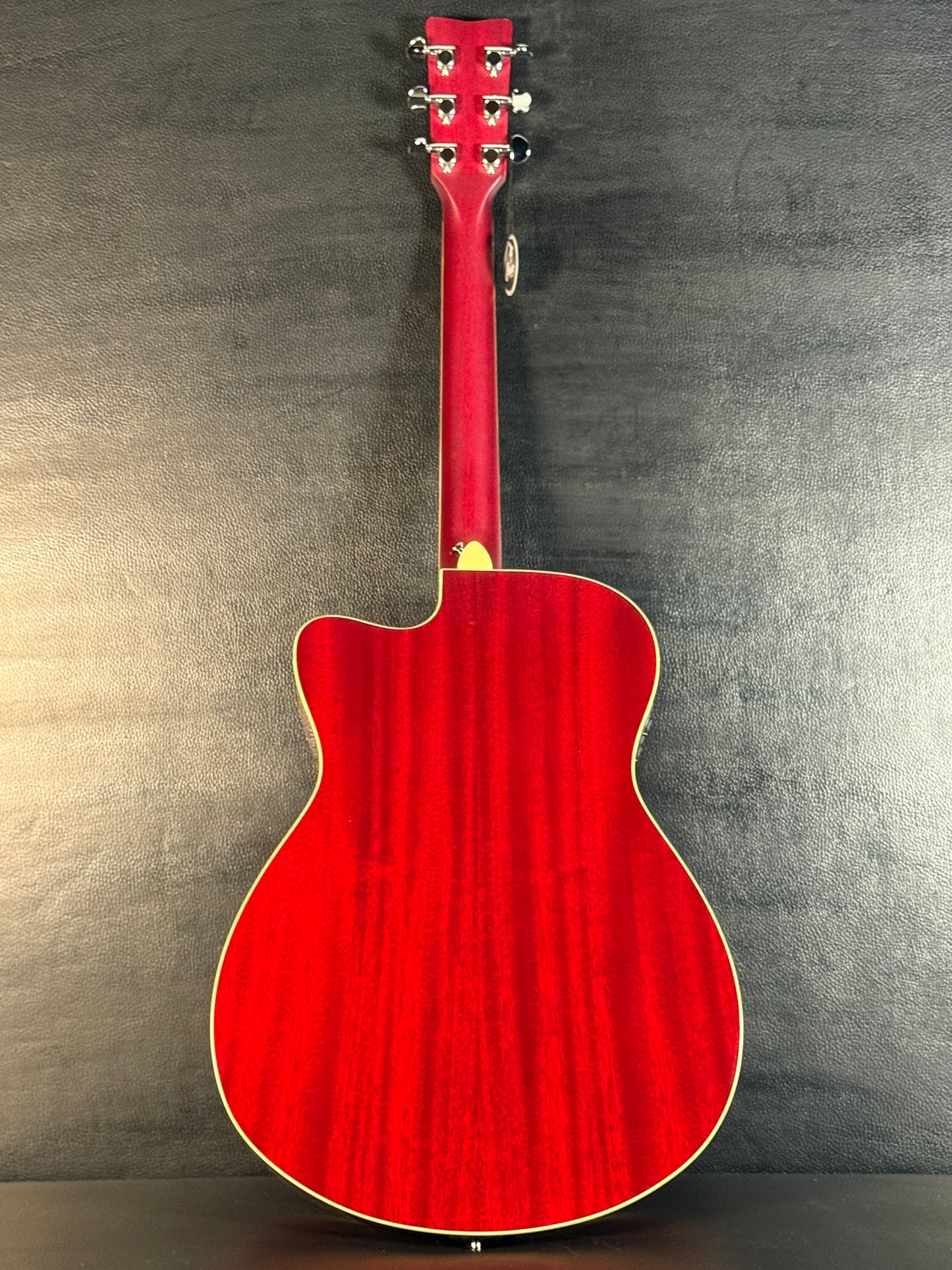 Yamaha FS TransAcoustic Folk Cutaway Ruby Red