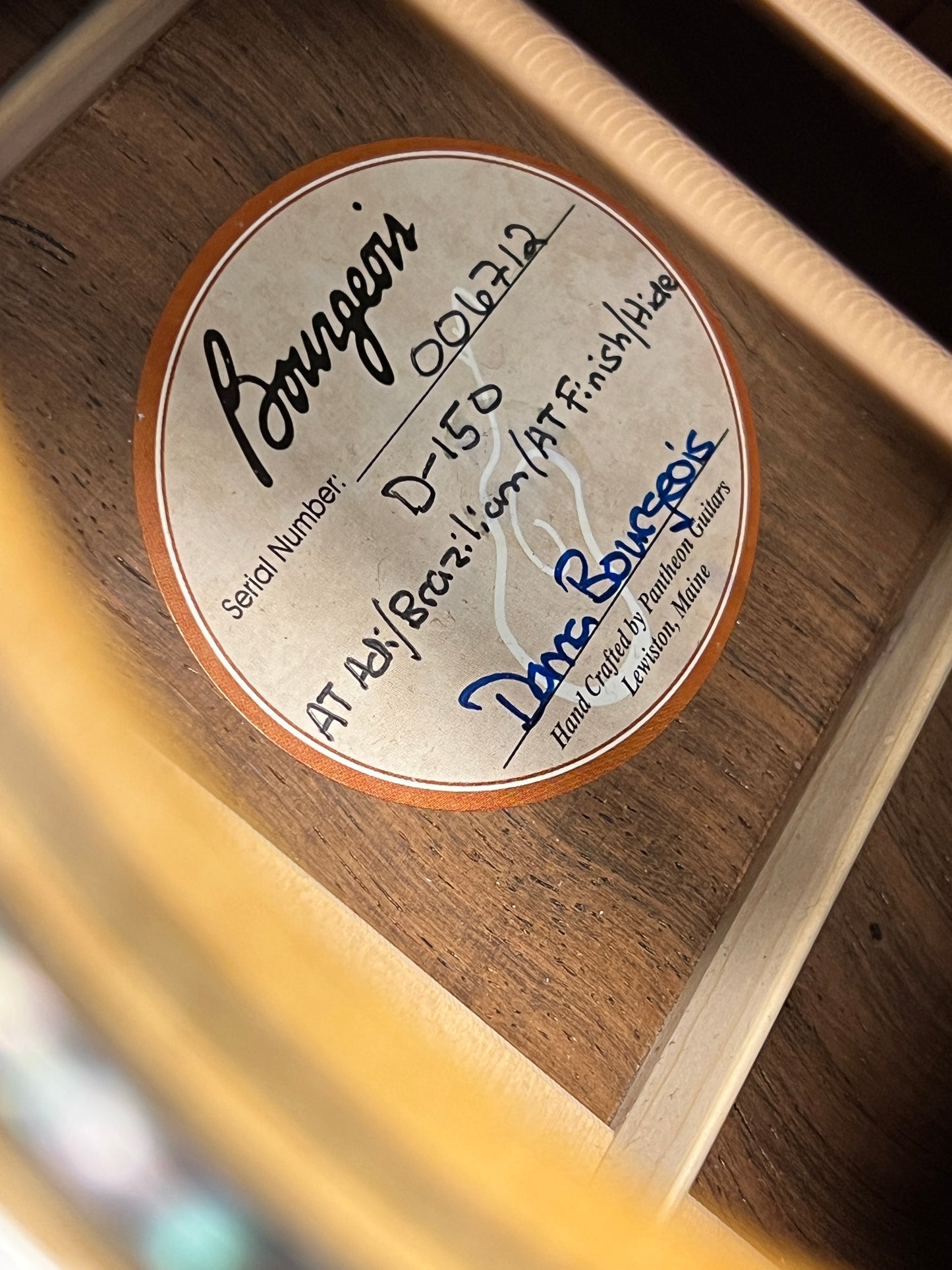 Bourgeois D-150 Brazilian Rosewood / Adirondack (PRE-OWNED)