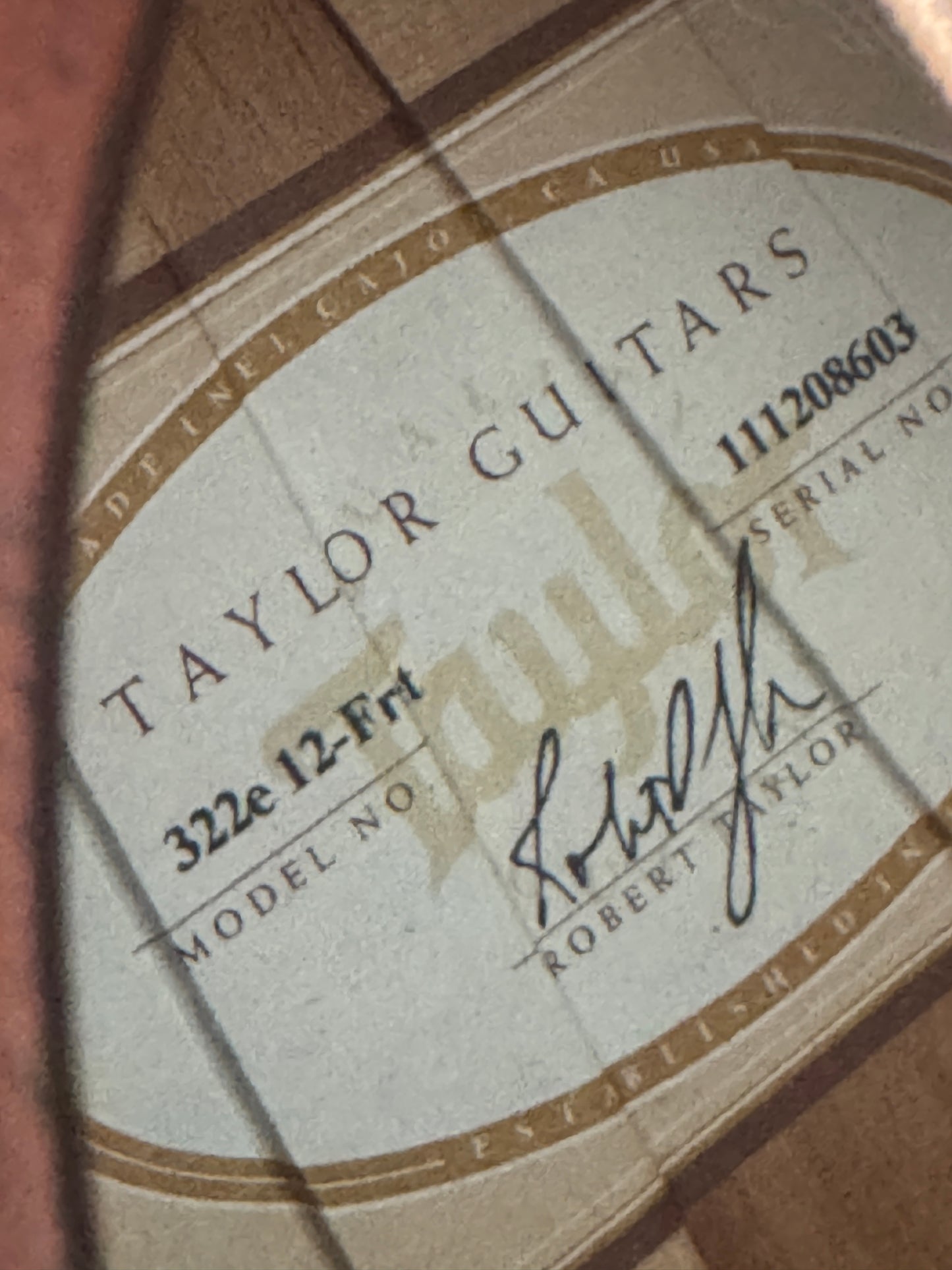 Taylor 322e 12-Fret (PRE-OWNED)