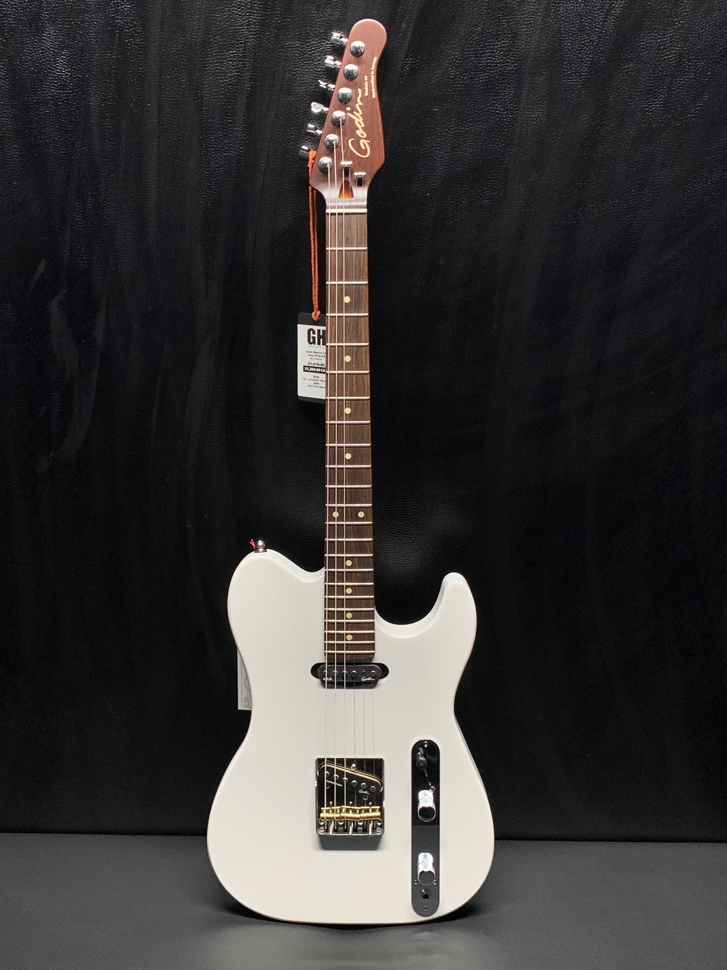 Godin Stadium HT Trans White RN Electric Guitar