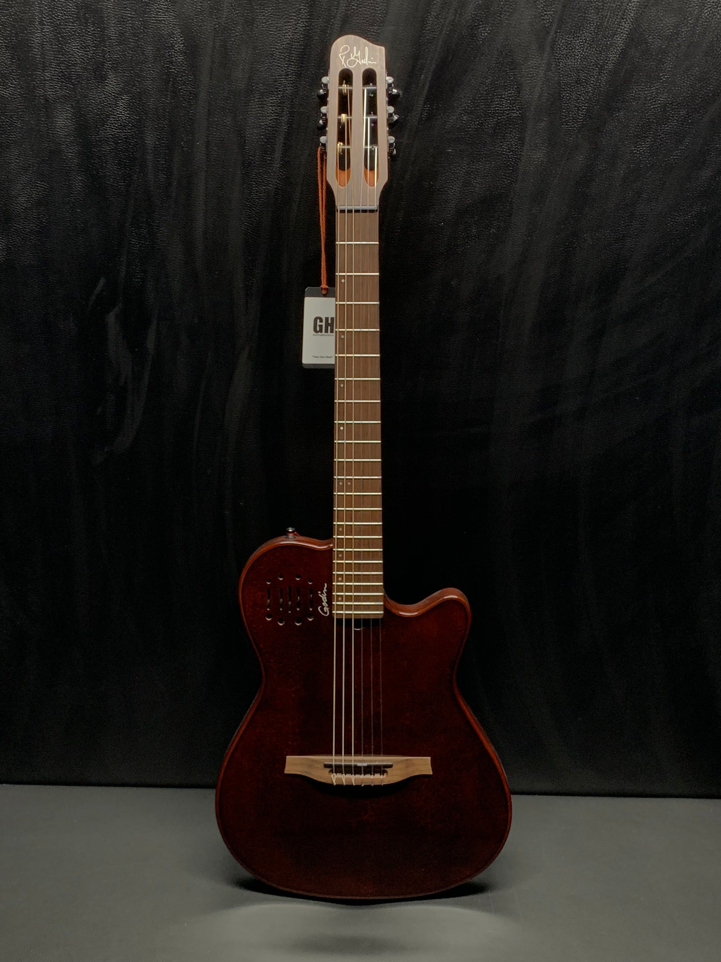 Godin Multiac Mundial Kanyon Burst Acoustic Electric