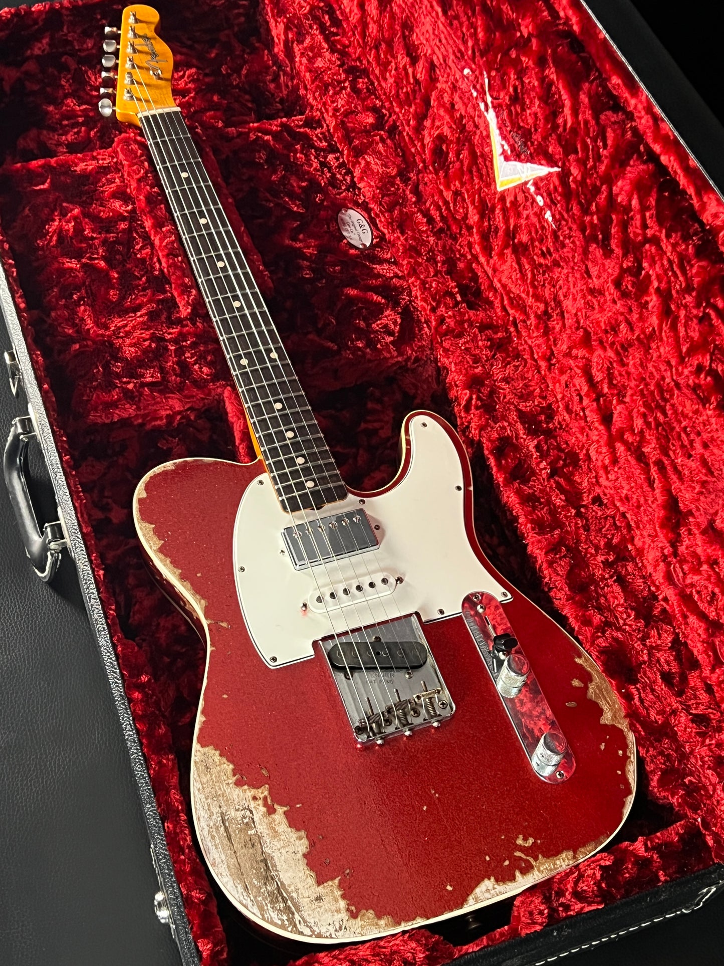 Fender Custom Shop 60 Telecaster Custom Relic Red Sparkle (PRE-OWNED)