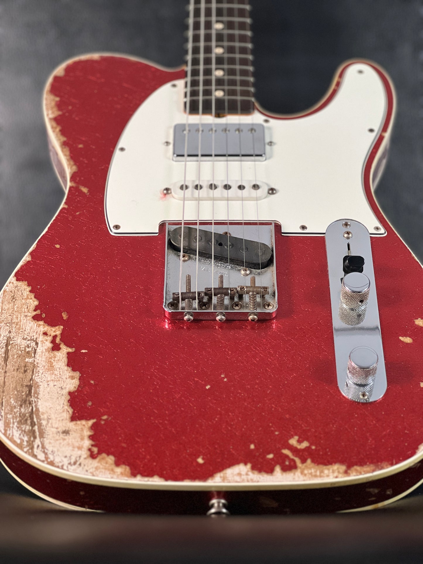 Fender Custom Shop 60 Telecaster Custom Relic Red Sparkle (PRE-OWNED)