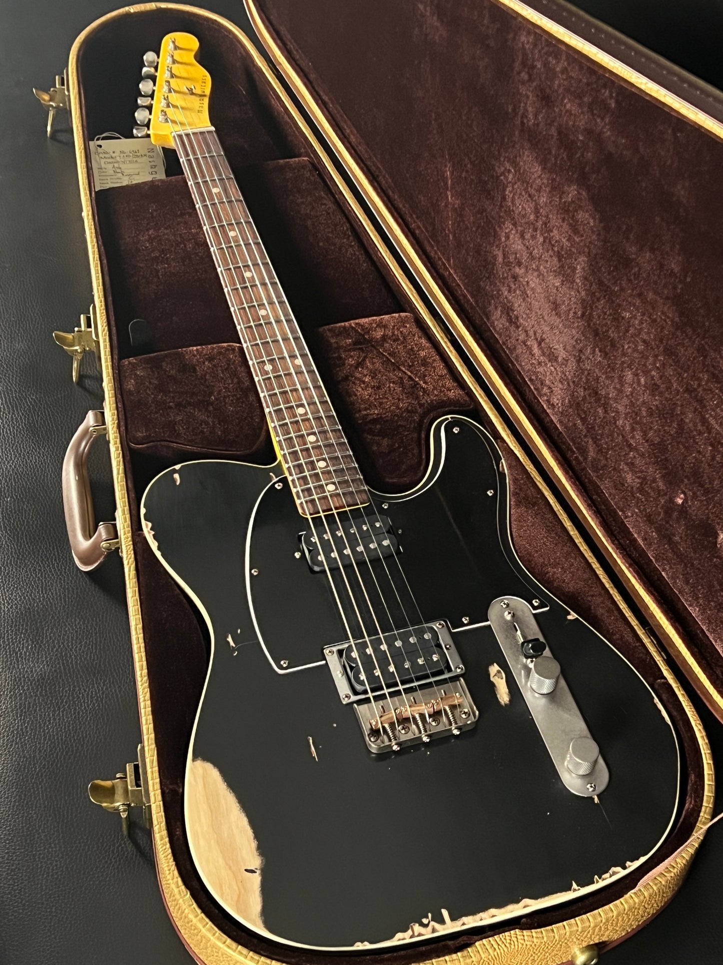 Nash Telecaster T-2HB Black #6469
